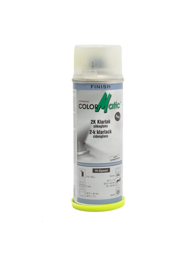 Klarlack 2-komponent Sidenmatt MOTIP 200ml