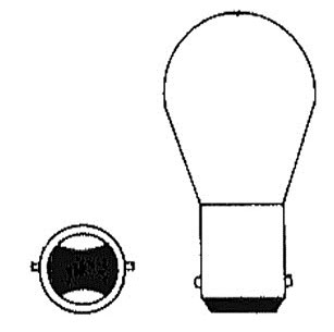 Glödlampa BAY15D 6V 21/5W