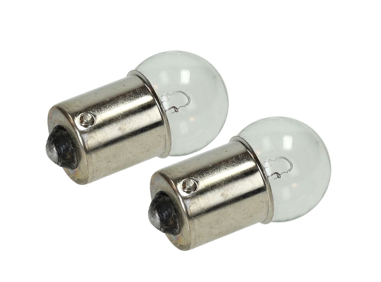 Glödlampa BA15S 6V 21W (liten glaskupa) (2-p)