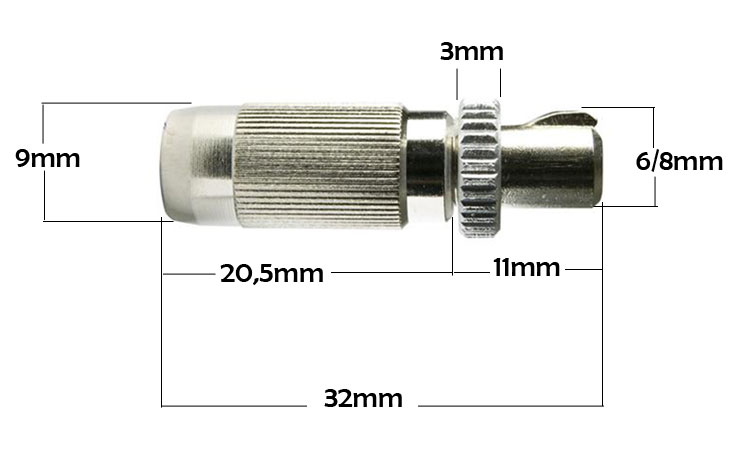 Justerskruv M6 (Puch) (2-pack)