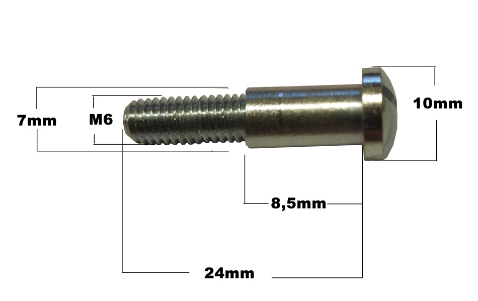 Fästbult handtagsarm M6x24mm (Honda/Suzuki)