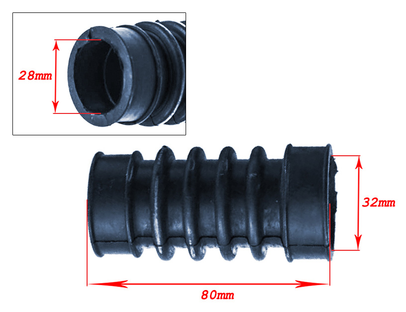 Insugsgummi förg/luftfilter (Zündapp 448 CS50/CX50)