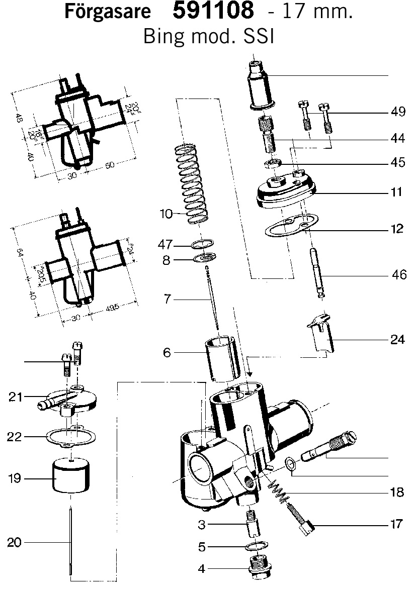 Bricka för trottellock (Zündapp)