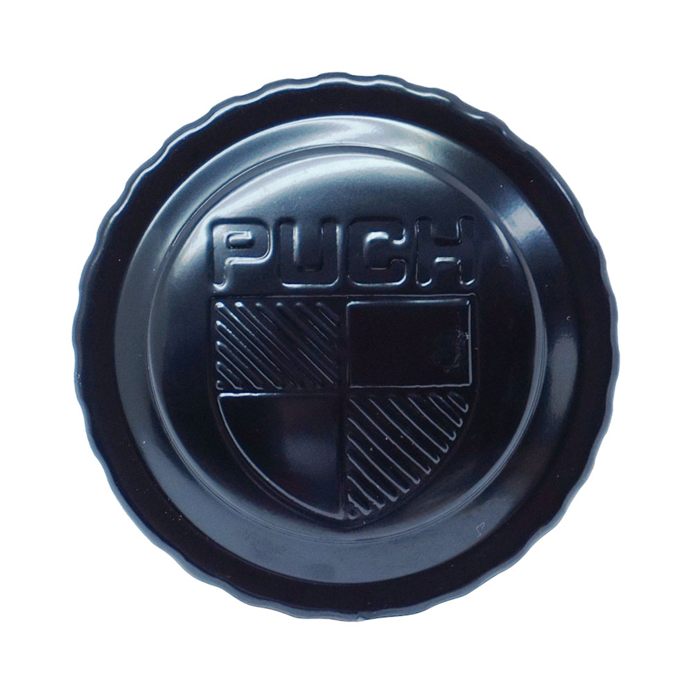 Tanklock Ø30mm m. logo (Puch) Svart