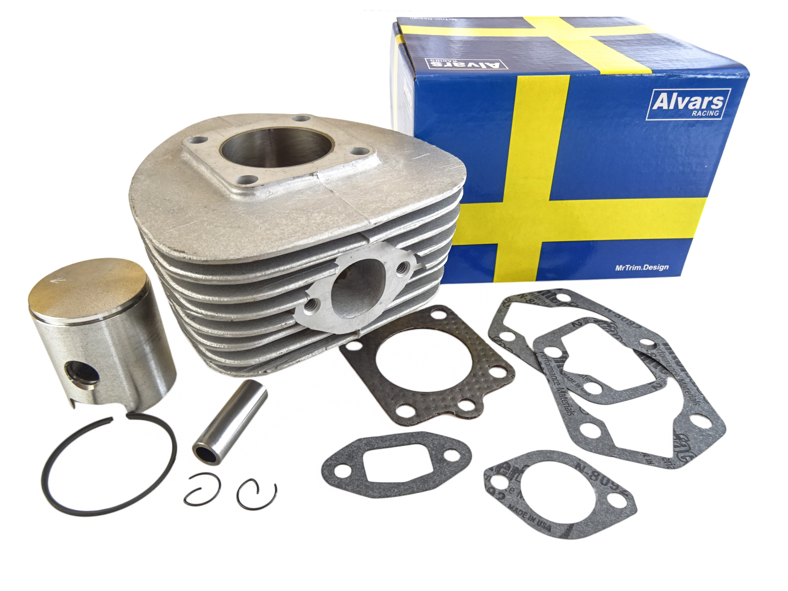 Cylindersats 42mm-60cc ALVARS (Zündapp/lång vevstake) Päron