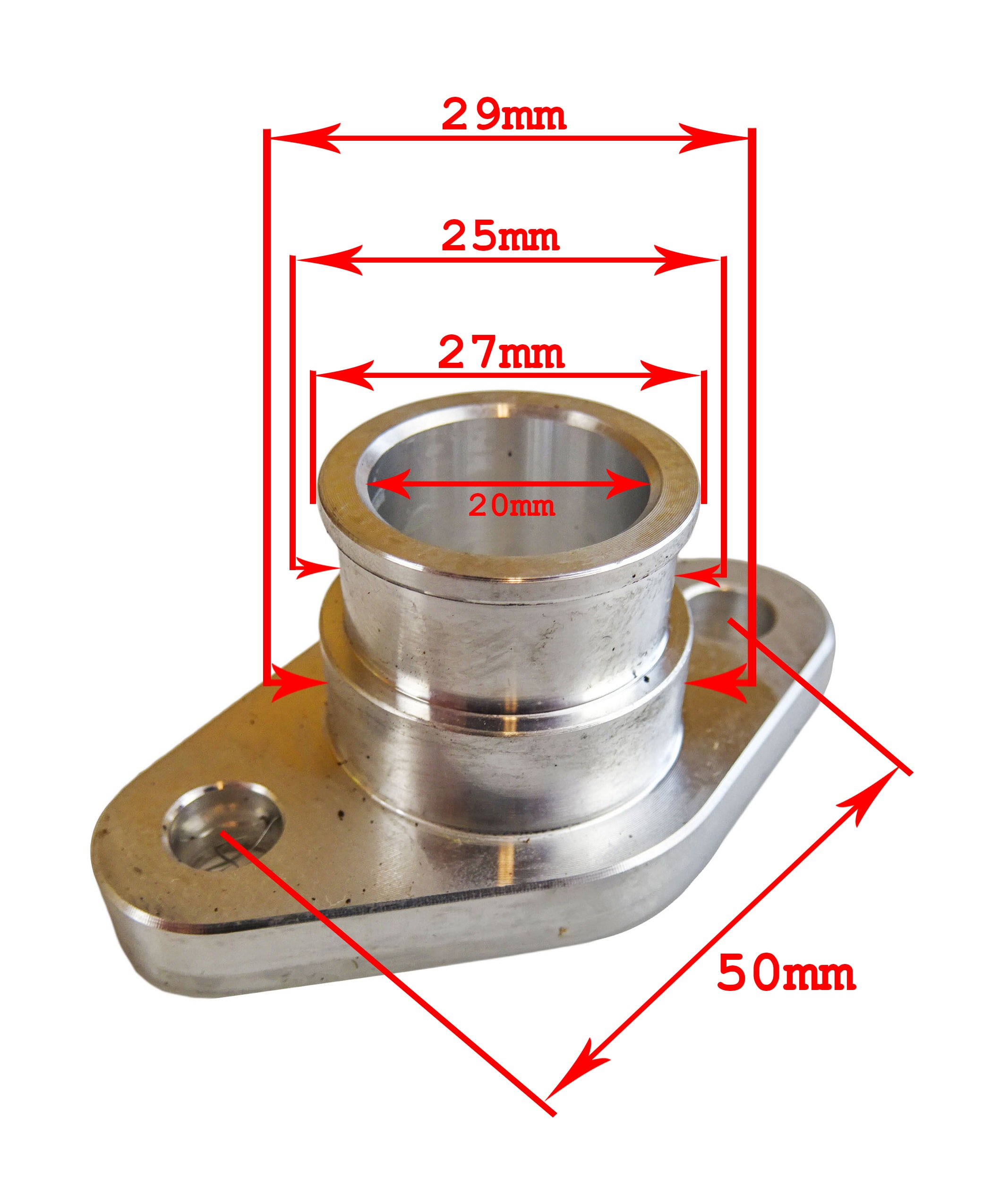 Insugsrör/Adapter 20mm (Zündapp 517/529 1975-)