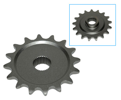 Framdrev 16 kugg, Zündapp stor splines