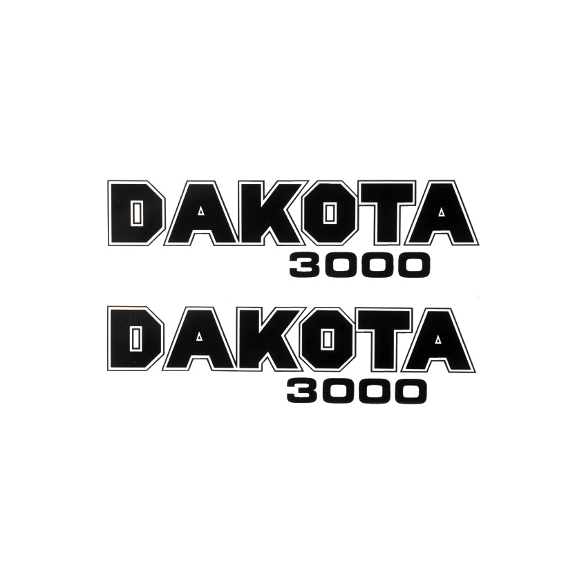 Dekal sidokåpor (Dakota 3000)