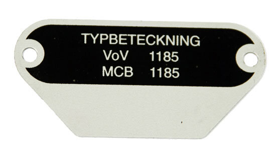 Typdekal (MCB 1185)