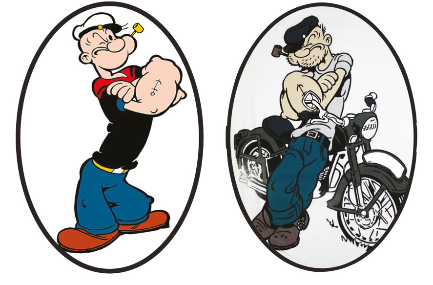 Dekalsats "Popeye"