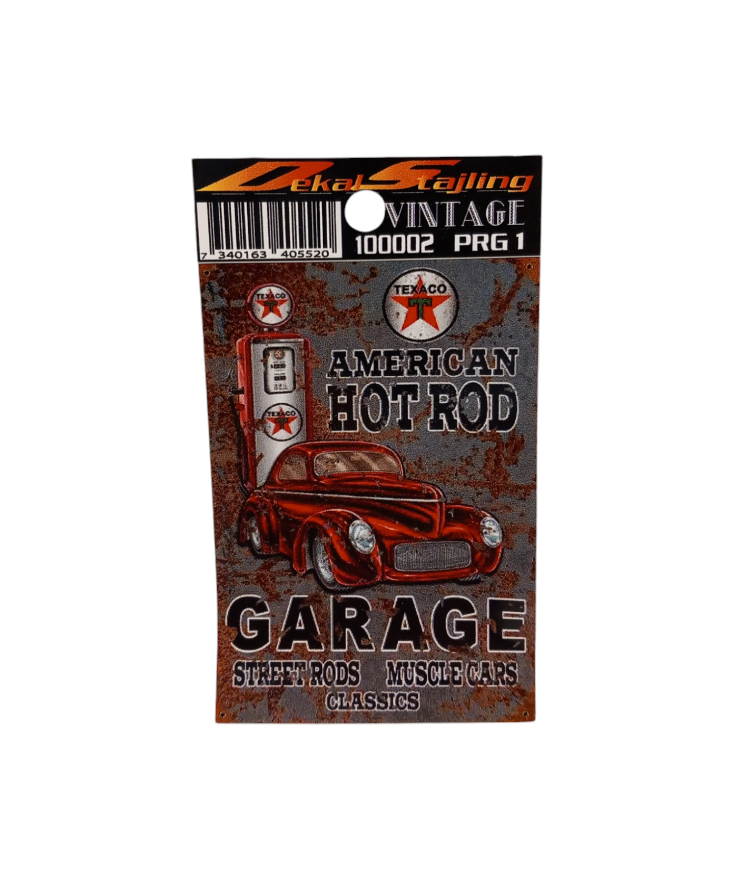 Dekal Vintage "American Hot Rod"