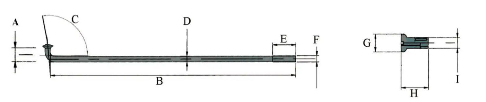 Ekersats NTS 208mm/2,6mm/90°