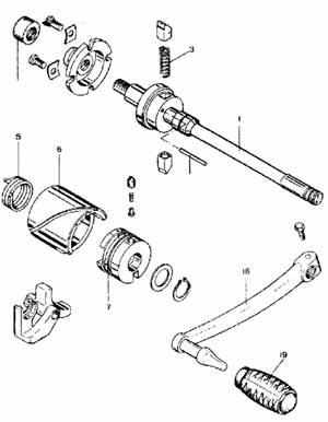 Växelspärr 3/4/5 vxl (Zündapp)